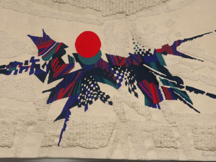 J. BRACHET "Hommage à Yukio Mishima" Tapisserie. Epreuve d'artiste n°1