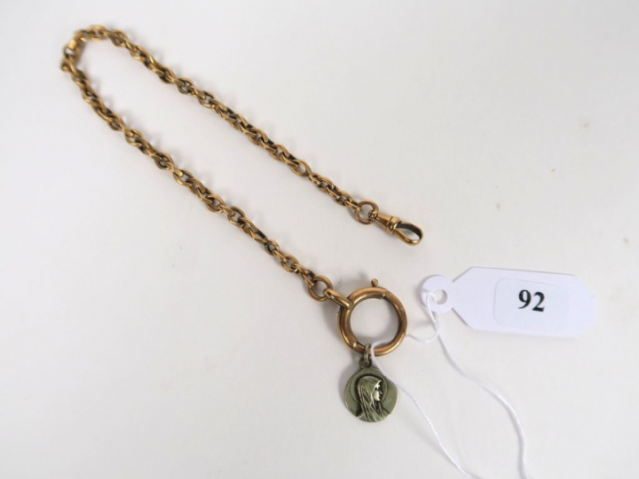 Giletière en or. Poids : 16 g