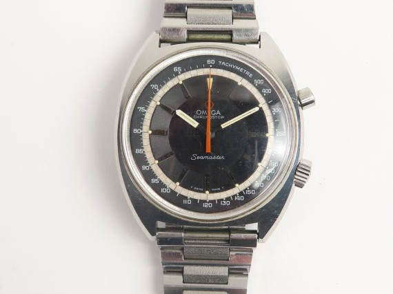 OMEGA. Montre Seamaster chronostop Bracelet acier.