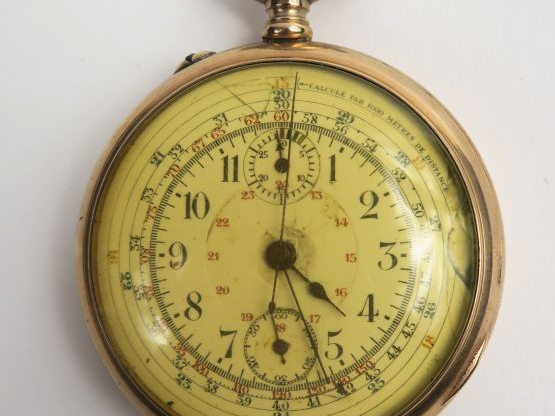 Montre-chronomètre de course en métal