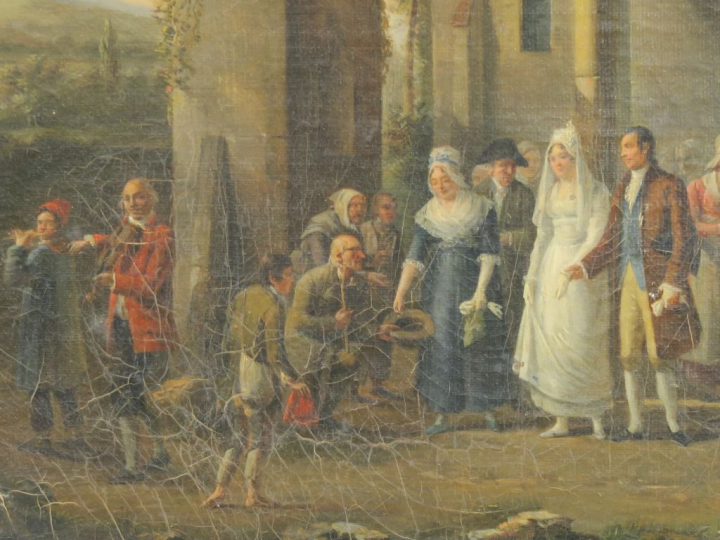 Nicolas Antoine BRUN ( Beauvais vers 1770 - ? après 1819). "L'accordée