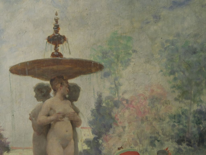 Jules GARNIER "Au milieu de la basse court estoit une fontaine magnifi