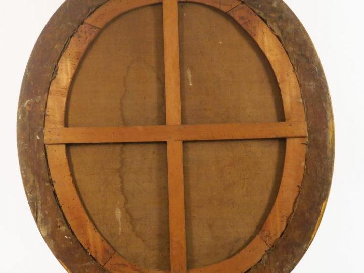 Ecole française XVIIIème "Portrait d’homme en armure’. Huile sur toile