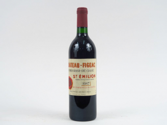 Vente aux enchères 1 BOUTEILLE CHÂTEAU FIGEAC 1er GCC ST EMILION - 1987