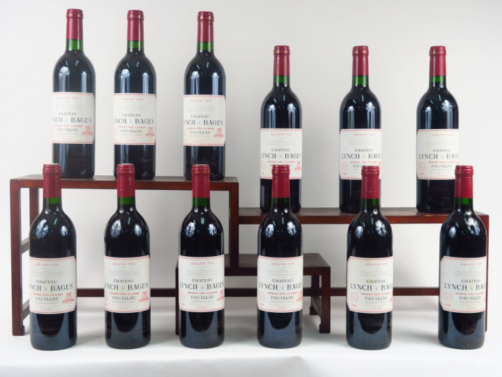 12 BOUTEILLES CHÂTEAU LYNCH BAGES GCC PAUILLAC - 1988 - CBO - 3 BG