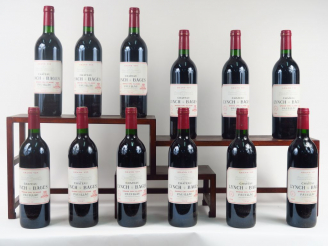 Vente aux enchères 12 BOUTEILLES CHÂTEAU LYNCH BAGES GCC PAUILLAC - 1988 - CBO - 3 BG