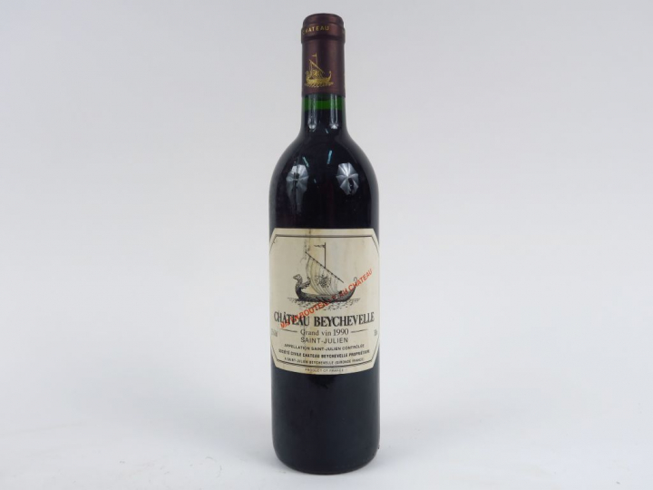 1 BOUTEILLE CHÂTEAU BEYCHEVELLE GCC ST JULIEN - 1990 - ETLT