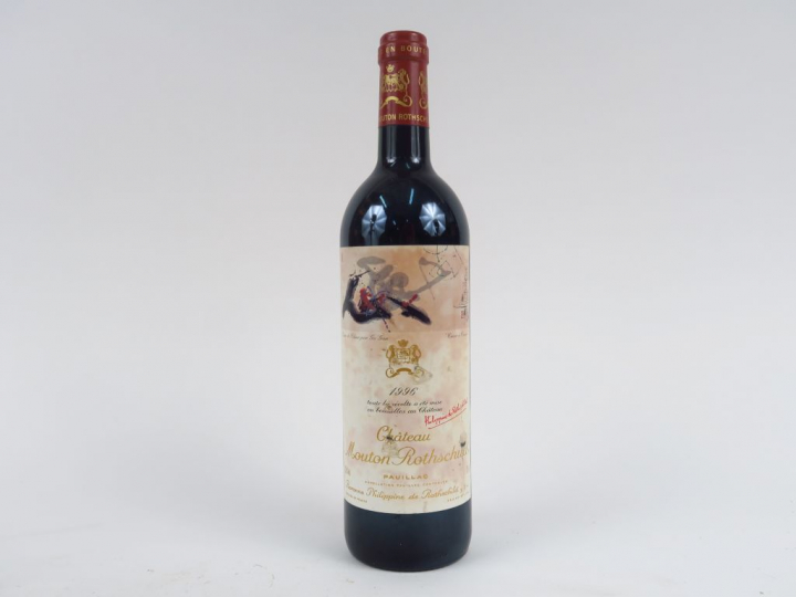 1 BOUTEILLE CHÂTEAU MOUTON ROTHSCHILD 1er GCC PAUILLAC - 1996 - ELT