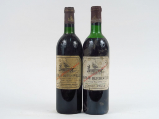 Vente aux enchères 2 BOUTEILLES CHÂTEAU BEYCHEVELLE GCC ST JULIEN - 1 de 1986 BG/ES - 1 d