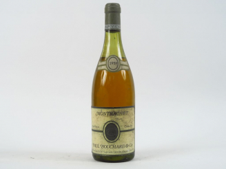 Vente aux enchères 1 BOUTEILLE MONTRACHET GC PAUL BOUCHARD - 1959 - 5 CM