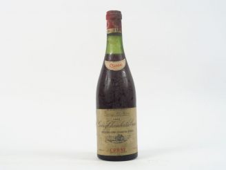 Vente aux enchères 1 BOUTEILLE GEVREY CHAMBERTIN CRUSE - 1959 - 3,5 CM/BS