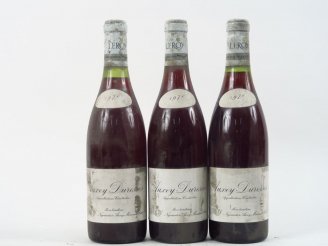 Vente aux enchères 3 BOUTEILLES AUXEY DURESSES LEROY - 1970