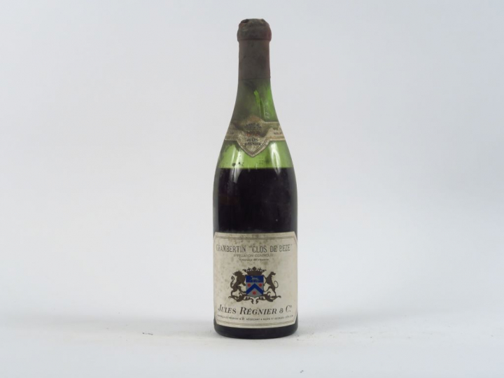 1 BOUTEILLE CHAMBERTIN GC 'CLOS DE BEZE' J. REGNIER - 1972 - 8,5 CM/CA