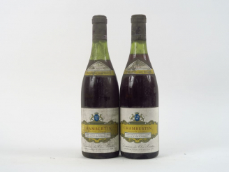 Vente aux enchères 2 BOUTEILLES CHAMBERTIN GC DOMAINE DU CLOS FRANTIN BICHOT - 1972 - 1 à