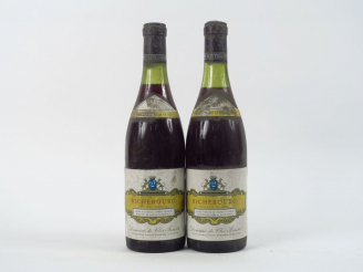 Vente aux enchères 2 BOUTEILLES RICHEBOURG DOMAINE DU CLOS FRANTIN BICHOT - 1972 - BLS