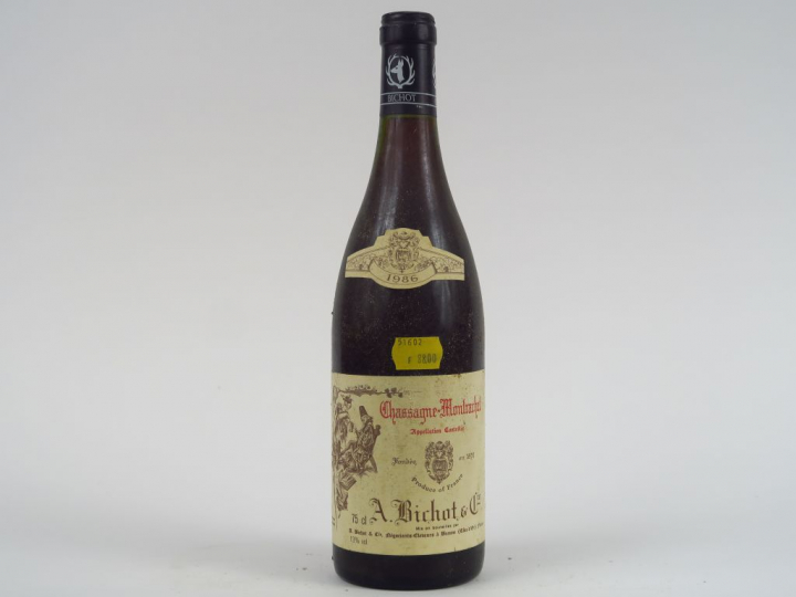 1 BOUTEILLE CHASSAGNE MONTRACHET ROUGE A. BICHOT - 1988