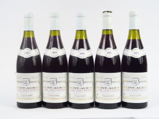 Vente aux enchères 5 BOUTEILLES SAINT AUBIN 1er CRU 'LES CASTETS' H. LAMY - 1995 - 1 CAPS