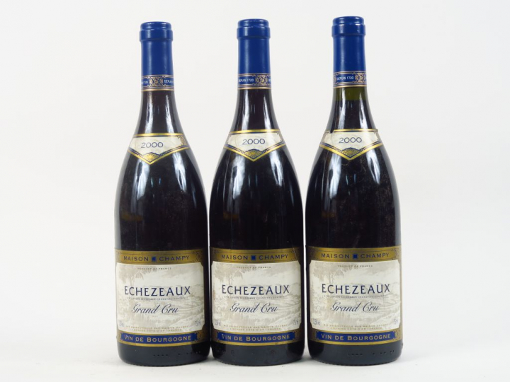 3 BOUTEILLES ECHEZEAUX GC CHAMPY - 2000