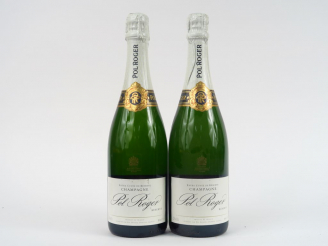Vente aux enchères 2 BOUTEILLES CHAMPAGNE POL ROGER 'CUVEE EXTRA DE RESERVE'
