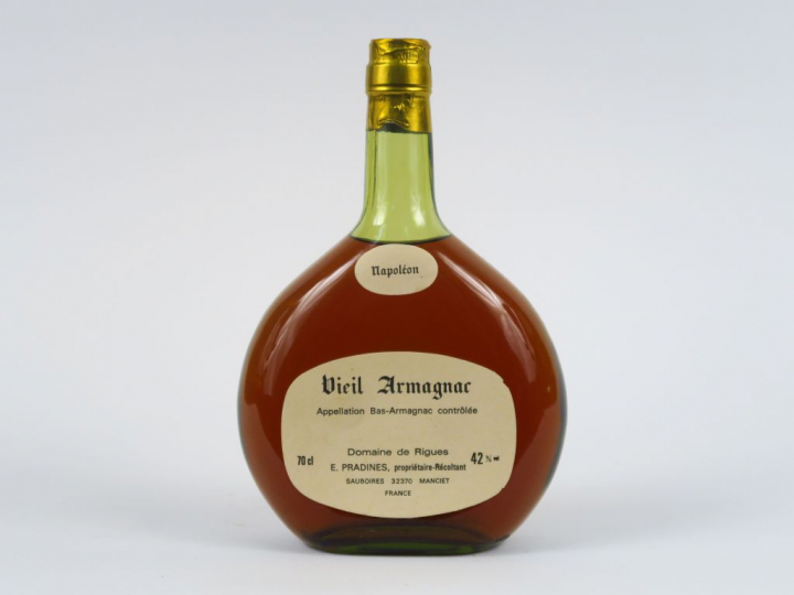 1 BOUTEILLE VIEIL ARMAGNAC 'NAPOLEON' DOMAINE DE RIGUES E. PRADINES 42