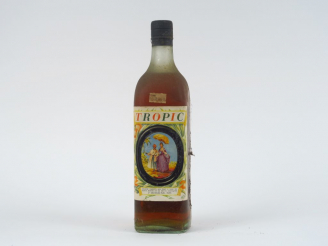 Vente aux enchères 1 VIEILLE BOUTEILLE LIQUEUR RHUM 'TROPIC'