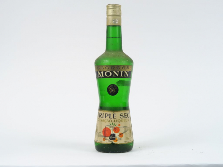 1 VIEILLE BOUTEILLE CURACAO TRIPLE SEC MONIN