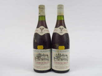 Vente aux enchères 2 BOUTEILLES CHIROUBLES CHÂTEAU DE JAVERNAND G. DUBOEUF - 1987 - ELA
