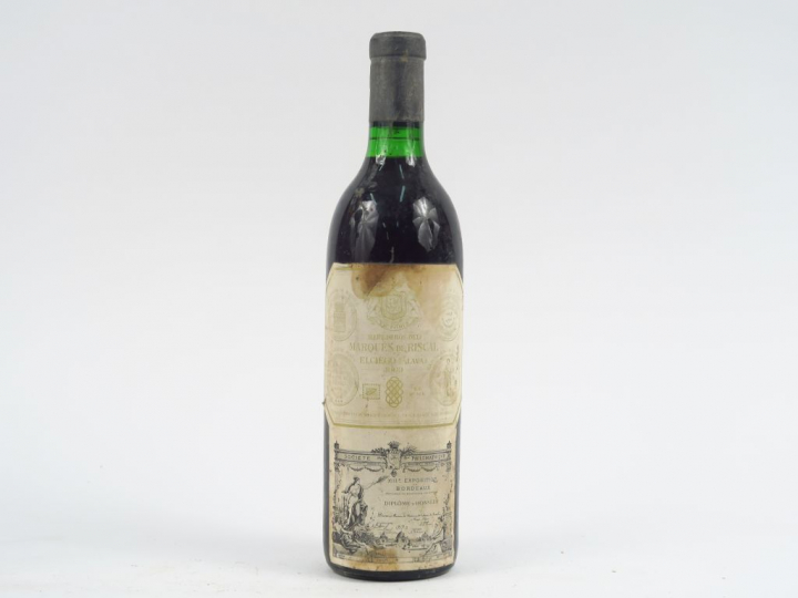 1 BOUTEILLE MARQUES DE RISCAL - 1969 - BG+/EF/ES