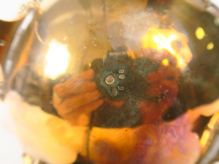 Verseuse Napoléon III en argent, poinçon Minerve .  Poids. 460 gr  (ac