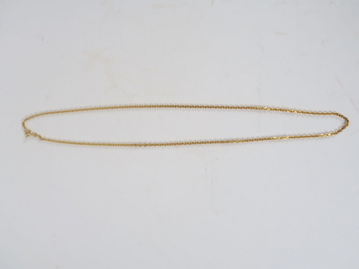 Chaine en or.  Poids. 14,5 gr