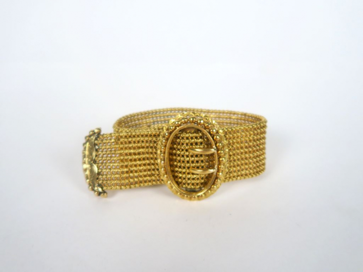 Bracelet ceinture en or.  Poids tel. 50 gr