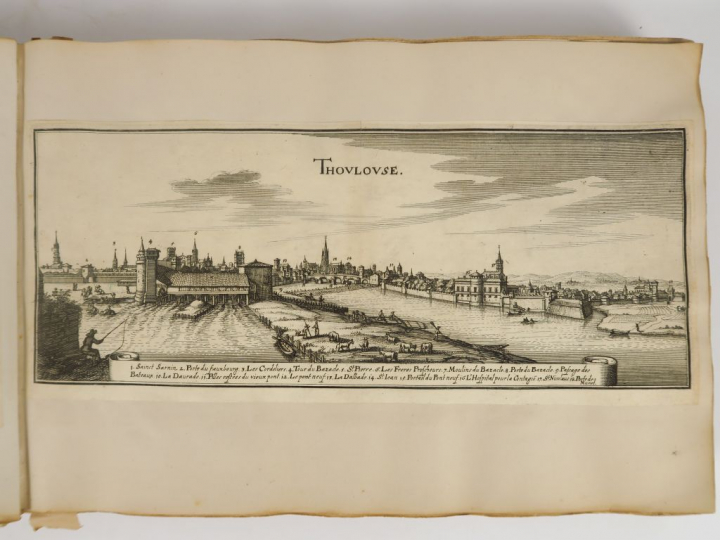 DE FER (Nicolas). TASSIN. Atlas composite. Plans, vues de ville et car