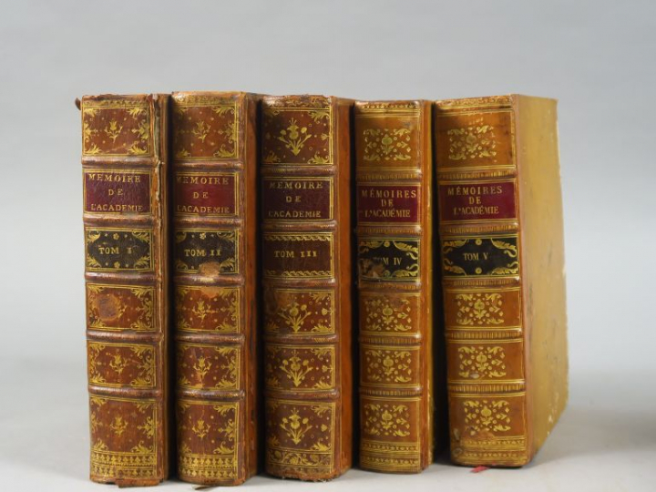 MEMOIRES DE L'ACADEMIE ROYALE DE CHIRURGIE. Paris, Osmont, Le Prieur, 