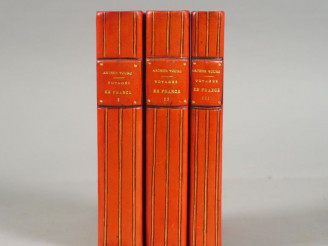 Vente aux enchères YOUNG (Arthur). Voyages en France en 1787, 1788, 1789. Première traduc