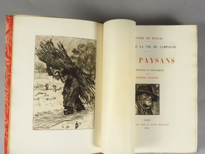 BALZAC (Honoré de). Scènes de la vie de campagne. Les paysans. Illustr