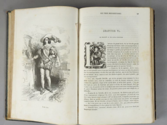 Vente aux enchères DUMAS (Alexandre). Les Trois Mousquetaires. Paris, Fellens 1846. 1/2  