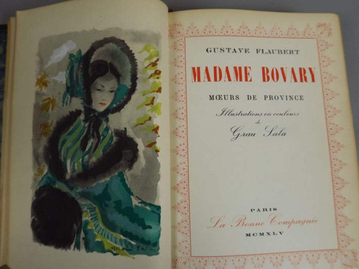 FLAUBERT (Gustave). Madame Bovary. Mœurs de Province. Illustrations en