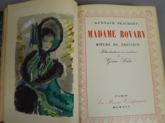 Vente aux enchères FLAUBERT (Gustave). Madame Bovary. Mœurs de Province. Illustrations en
