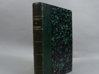 Vente aux enchères GACHES (Jacques). Mémoires sur les guerres de religion à Castres et da