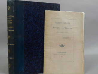 Vente aux enchères HENNET DE BERNOVILLE (H.). Mélanges concernant le diocèse de Saint Pap