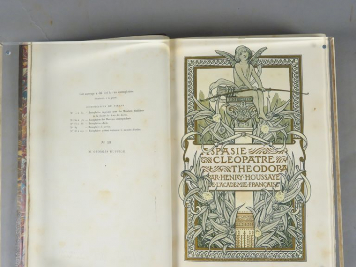 HOUSSAYE (Henry). Aspasie. Cléopâtre. Théodora. Paris, Chamerot et Ren