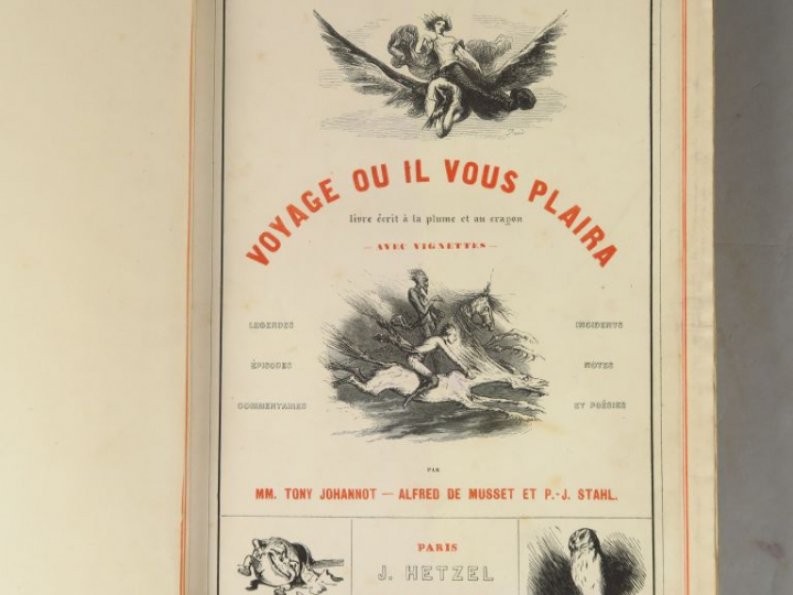 JOHANNOT (Tony). - MUSSET (Alfred de) et STAHL (P. -J.). Voyage où il 