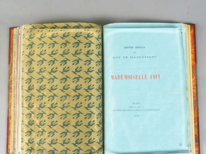 MAUPASSANT (Guy de). Contes choisis par les Bibliophiles contemporains