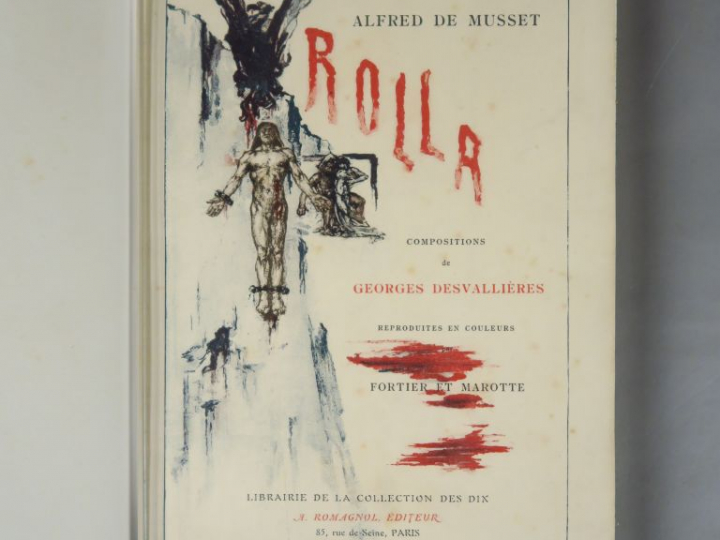 MUSSET (Alfred de). Rolla. Compositions de Georges DESVALLIERES, repro