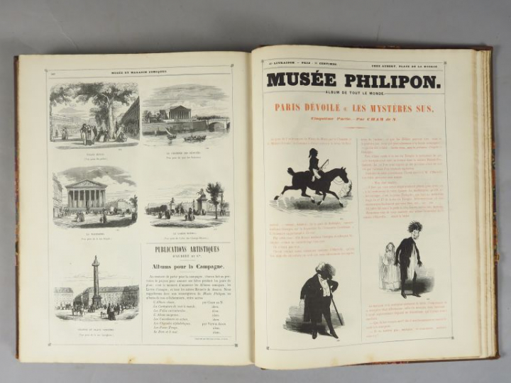 PHILIPON. Musée ou magasin comique, contenant 500 dessins par Cham, Eu