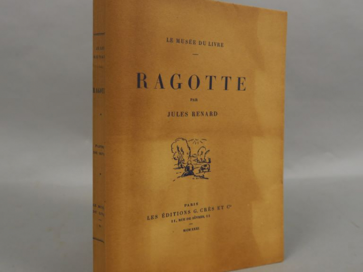RENARD (Jules). Ragotte. Paris, Crès 1931. in-8, br. Édition illustrée