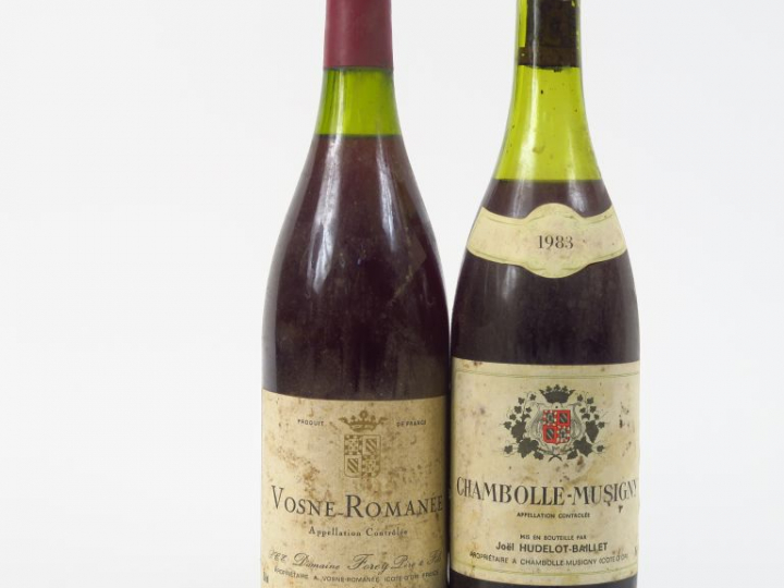 2 BOUTEILLES BOURGOGNE FOREY - 1983