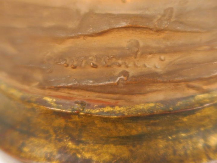 GENARELLI  "Puttis jouant" Groupe XIXème en terre cuite. Signé.  35 x 