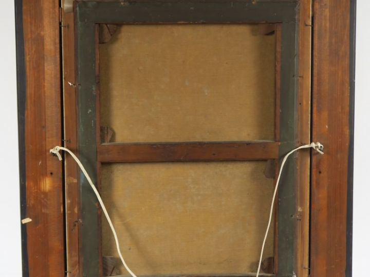 Ecole française XVIIIème. "Portrait d'homme barbu". Huile sur toile. D