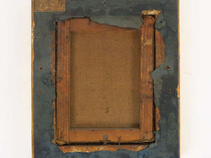 Ecole française fin XVIIIème/début XIXème. "Portrait d'homme au jabot"
